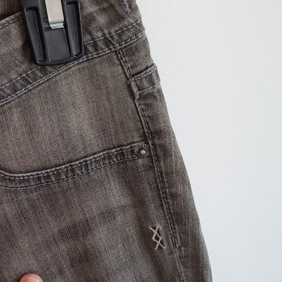 Genetic Denim The Kyle Silver Cropped Jeans Size 25 ~ Edgy Grunge Streetwear - Picture 4 of 16